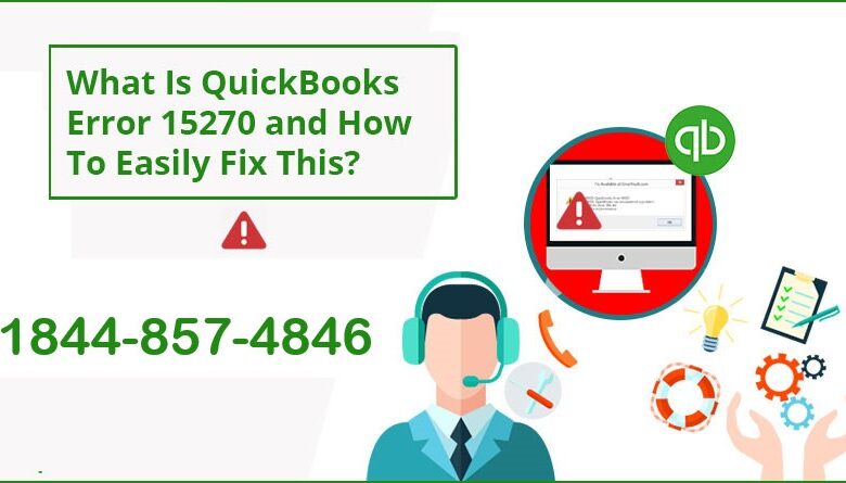 How to Fix QuickBooks Error 15270