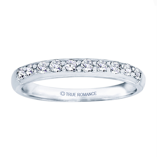 White Gold Straight Band