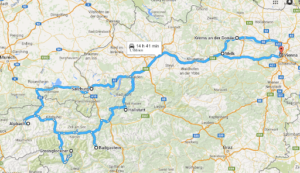 route through austria