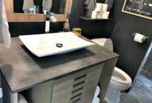 Make A Bathroom Countertop Out of Concrete