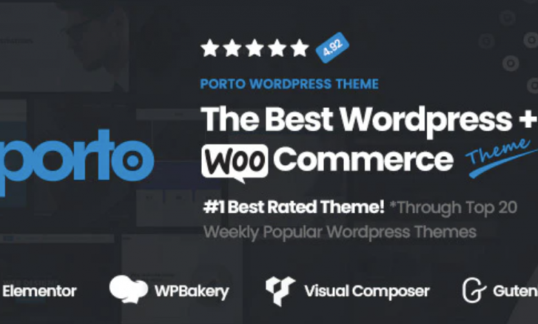 Porto wooCommerce WordPress themes download