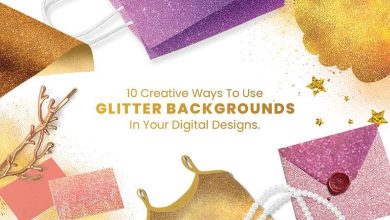 10 Creative Ways to Use Glitter Backgrounds In Your Digital Designs In