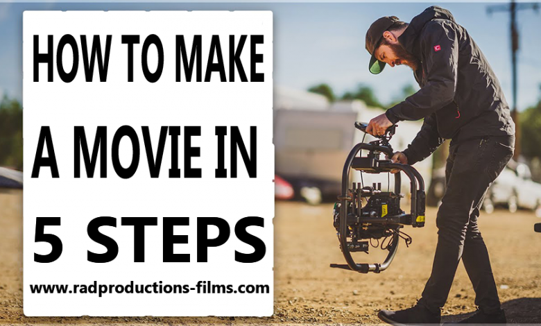 How to make a movie in 5 steps