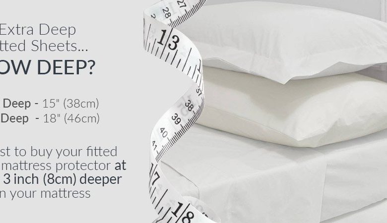 Extra deep fitted sheets