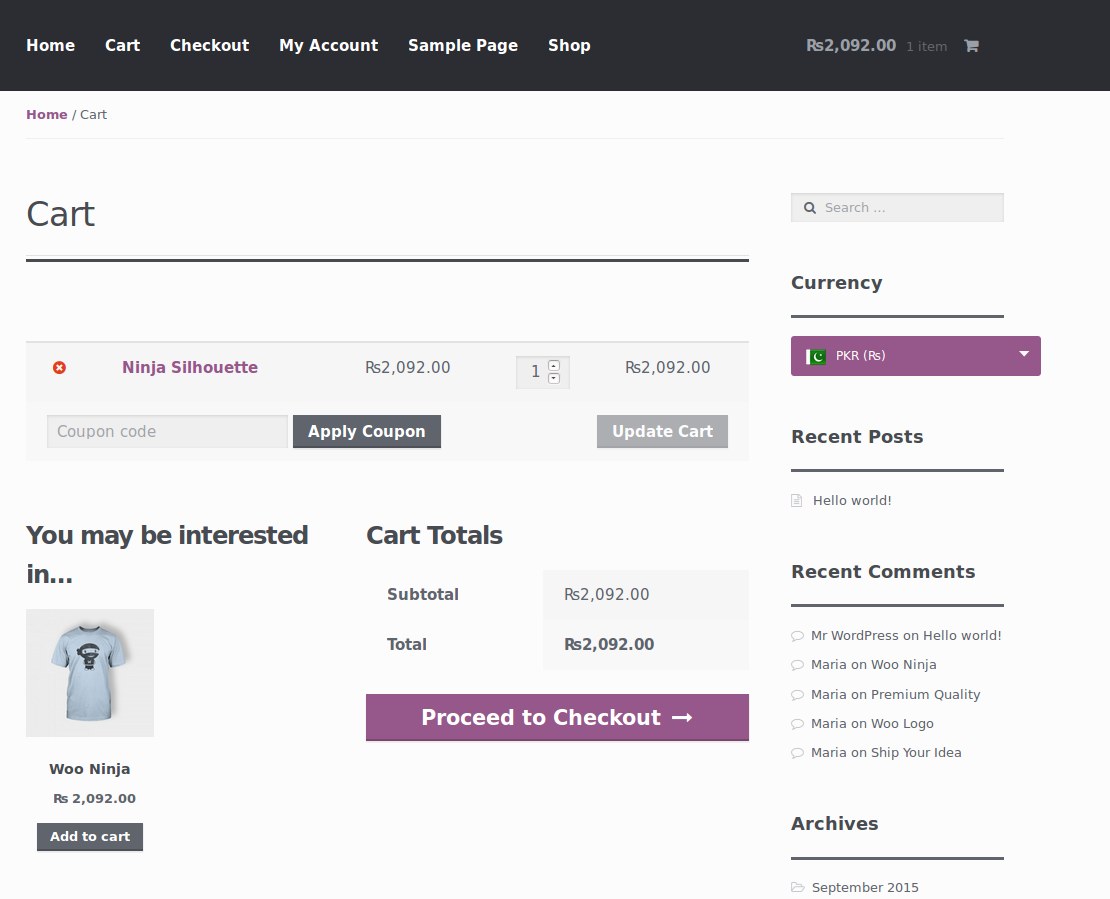 Aco Currency Switcher