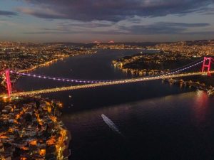 Bosporus on a ferry