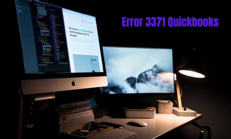 Quickbooks Error 3371