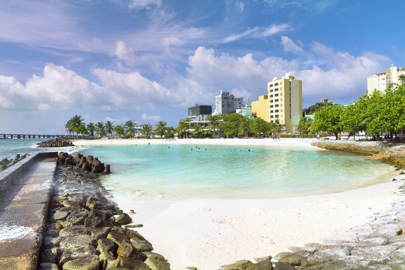Artificial Beach, Maldives