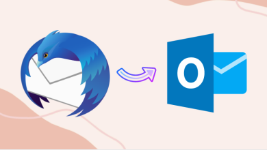 import thunderbird emails to outlook