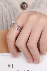 Women hand with ring