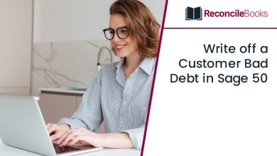 Write Off a Customer Bad Debt in Sage 50