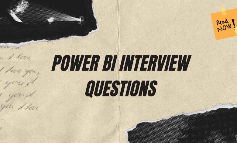 power bi interview questions